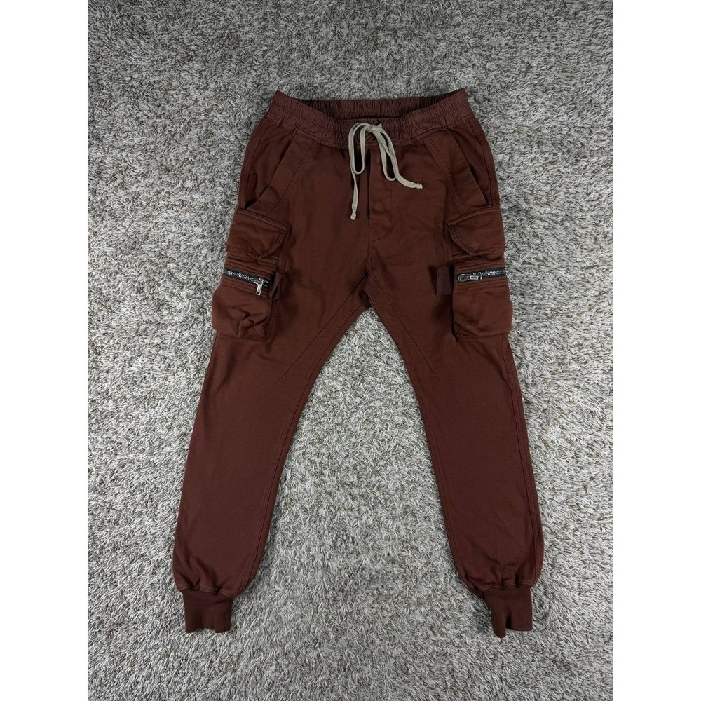 Rick Owens Mastodon Cargo Pants Brown Men's Size 38